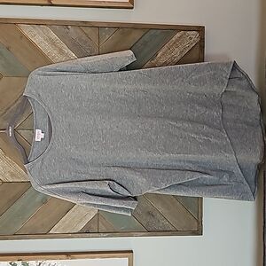 Lulu roe grey medium tunic shirt